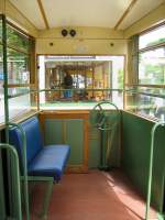 Blick vom Beiwagen zum Triebwagen, KSW-Zug am 23. 5. 2009