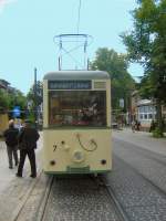 Noch eine kurze Pause fr das Personal vor der Rckfahrt zum S-Bhf Rahnsdorf, 23.5.2009