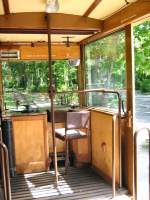 KSW 7 Woltersdorf, Blick zum Fahrerpult - 23.5.2009