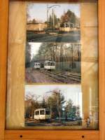 Im KSW Tw 7 sind Fotos von frheren Einstzen des Tw zu sehen, 23.5.2009