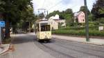 KSW-Tw fhrt auf das Hauptgleis zurck, Woltersdorf Schleuse Juli 2009