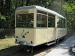 KSW-Beiwagen 22 der Woltersdorfer Strassenbahn, Endstelle S-Bhf. Rahnsdorf, Mai 2007