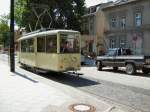 KSW 7 der Woltersdorfer Strassenbahn in Woltersdorf, Mai 2007