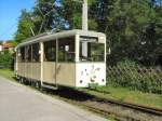 KSW-Triebwagen 7 am Bhf. Rahnsdorf, Woltersdorfer Strassenbahn Mai 2007
