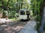 KSW 7 rangiert an der Endstelle S-Bhf. Rahnsdorf der Woltersdorfer Strassenbahn, Mai 2007
