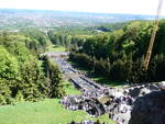 (275'421) - Wasserspiele Wilhelmshhe und Blick auf Kassel am 11. Mai 2025 von der Wilhelmshhe aus