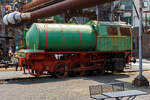 Die Dampfspeicherlokomotive, ex MRW - Mannesmannröhren-Werke AG Nr. 2, am 05 Juni 2011 im LWL-Industriemuseum Henrichshütte in Hattingen.

Diese Lok wurde 1938 von Henschel in Kassel unter der Fabriknummer 24370, da war sie aber noch eine ...