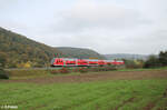 445 053-2 als RE 54 4613 Frankfurt/Main - Würzburg bei Wernfeld. 20.10.24