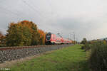 445 044 als RE 4622 Würzburg - Frankfurt/Main bei Thüngersheim. 20.10.24