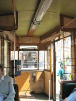 Im Beiwagen 113, kurz vor Beginn der Sonderfahrt mit dem Gotha-Zug, 9.5.2009