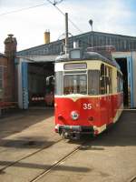 Gotha-Tw 35, altes Dpot Bachgasse, Mai 2009