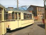 Gotha_Zug mit Tw 49 an der Ausfahrt altes Depot Bachgasse - 9. 5. 2009