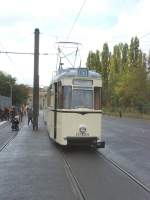 REKO-Zug als frhere Linie 63, hier in der Schleife Langenbeckstrasse, Berlin 18.10.2009