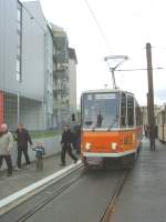 KT4D in der Wendeschleife Langenbeckstrasse, Berlin 18.10.2009