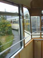 Der REKO-Zug in der Schleife Zingster Strasse, Berlin-Hohenschnhausen Oktober 2009