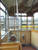 Im REKO-Beiwagen in der Schleife Hohenschnhausen, Zingster Strasse, Berlin Oktober 2009