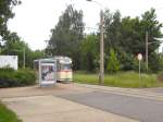 Gotha-Tw abfahrbereit an der Haltestelle Jessener Strasse, Cottbus 6.6.2009
