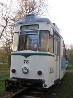 Gotha-Tw 78 der Rdersdorfer-Schneicher-Strassenbahn im Depot, 2006