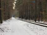 WOLTERSDORFER STRASSENBAHN ZWISCHEN S-BAHNHOF RAHNSDORF UND WOLTERSDORF, Winter 2006