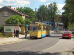 Gotha-Zug vor der Rckfahrt zum S-Bahnhof Rahnsdorf, 23.5.2009