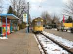 Gotha-Zug mit Beiwagen 89 in Woltersdorf, Winter 2006