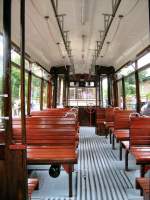 Beiwagen 1707 - Innenansicht, Foto Sommer 2008