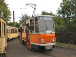 Tatra KT4D diesmal als Solofahrzeug bei der Themenfahrt am 8. August 2009 in Mahlsdorf