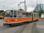 KT4D-Tw 422 vor der nchsten Fahrt zum Bhf Lichtenberg, Berlin Oktober 2009