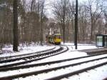 T6A in der Wendeschleife Mahlsdorf-Sd, Winter 2006