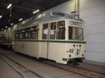 Tw 42 der Brandenburger Strassenbahn im Depot
(Besucherbesichtigung 2006) 