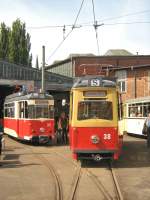 Tw 38 im alten Depot Bachgasse, 9. 5. 2009
