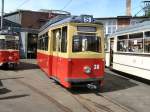 LOWA-Tw 38 zwischen Gotha-Fahrzeugen, altes Depot Bachgasse, 9. 5. 2009
