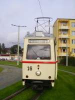 Tw 16 in gera bei der Erffnung der neuen Linie 2