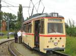 Tw 46 in der Endschleife Viereckremise, September 2007