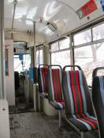 Innenansicht Zweirichtungstriebwagen 528 der Thringerwaldbahn, 2006