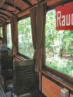 Im Beiwagen 808 whrend der Fahrt nach Rahnsdorf, 10.5.2009