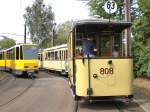 2. Beiwagen war der Bw 808 - Schleife Mahlsdorf, Berlin 9.8.2009