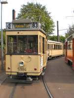 Tw 5984 in Mahlsdorf, beschilder mit Mahlsdorf Sd - Berlin 9.8.2009