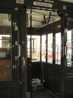 Im historischen Triebwagen 5984 whrend einer Themenfahrt 2007