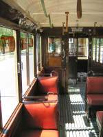 Innenansicht Tw 5984 whrend einer Themenfahrt in Alt-Schmckwitz, Sommer 2007