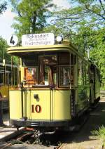 Tw 10 vor der nchsten Fahrt nach Rahnsdorf (Waldschenke) 10.5.2009