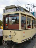 Stirnansicht Tw 3802 im Bh Lichtenberg, 26.9.2009