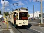 Tw 3802 an der Haltestelle im Bh Lichtenberg - 26. 9. 2009