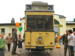 Tw 5964 mit Beschilderung Linie 29 Bhf. Gesundbrunnen im ehem. Depot Alt-Heiligensee am 14.9.2008