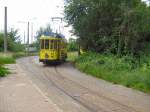 Tw 24 in der Schleife in Sandow, Cottbus 6.6.2009