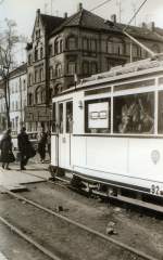Tw 92 in EfurtErfurt am alten Depot, um 1988