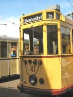 Tw 41 im alten Depot, Bachgasse - von der Wagenhalle ausgesehen am 9.5.2009