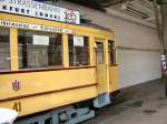 Hier steht der Tw 41 noch in der Wagenhalle, 9.5.2009