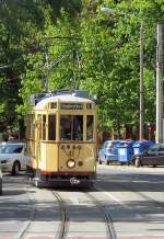 Tw 41 aus dem Tw 60 gesehen bei der Fahrt vom Messegelnde zum Stadtzentrum, 9.5.2009