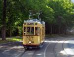 Tw 41 kommt vom Messegelnde Richtung Stadtmitte, 9.5.2009
